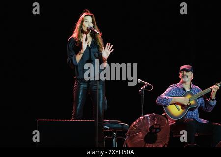 Carla Bruni Konzert in Madrid mit: Carla Bruni Wo: Madrid, Spanien Wann: 29. Juli 2024 Credit: Oscar Gonzalez/WENN Stockfoto