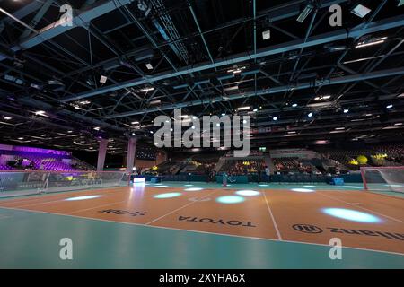 Paris, Frankreich. August 2024. Allgemeine Ansicht Torball : während der Paralympischen Spiele in Paris 2024 in der Pariser Arena in Paris, Frankreich . Quelle: AFLO SPORT/Alamy Live News Stockfoto
