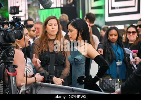 LONDON, GROSSBRITANNIEN. August 2024. Jenna Ortega besucht BeetleJuice BeetleJuice - UK Premiere im Cineworld Cinema - London Leicester Square, London, UK. (Quelle: Siehe Li/Picture Capital/Alamy Live News Stockfoto