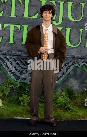 London, Großbritannien. August 2024. Arthur Conti nimmt an der BeetleJuice BeetleJuice UK Premiere im Cineword am Leicester Square, London, Teil. (Foto: Cat Morley/SOPA Images/SIPA USA) Credit: SIPA USA/Alamy Live News Stockfoto