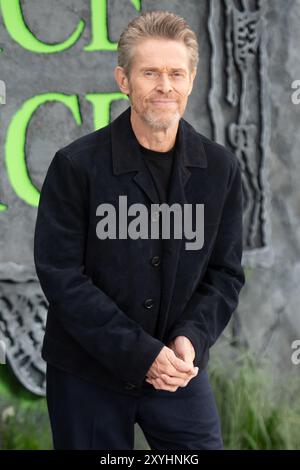 London, Großbritannien. August 2024. Im Bild: Darsteller Willem Dafoe nimmt an der britischen Premiere von BeetleJuice BeetleJuice im Cineworld, Leicester Square, Teil. Quelle: Justin Ng/Alamy Live News Stockfoto