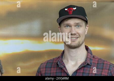 STUTTGART, 30. Juni 2018: Joonas Suotamo (Chewbacca, Star Wars) auf der Comic Con Germany Stuttgart, einer zweitägigen Fankonvention Stockfoto