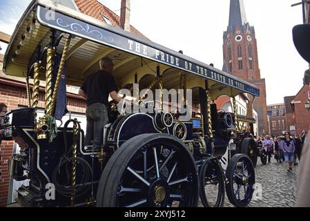 Europa, Deutschland, Niedersachsen, Metropolregion Hamburg, Hansestadt Buxtehude, Steampunk Festival, Steampunk-Elemente sind Dampf- und Zahn-Elemente Stockfoto