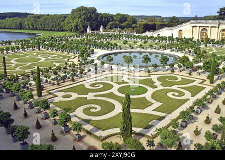 Parterre de l'Orangerie Stockfoto