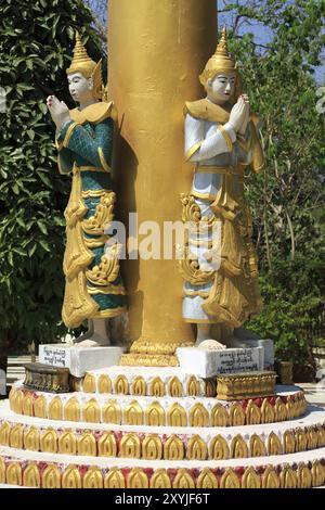 NATs Buddhistische Schutzgeister Stockfoto