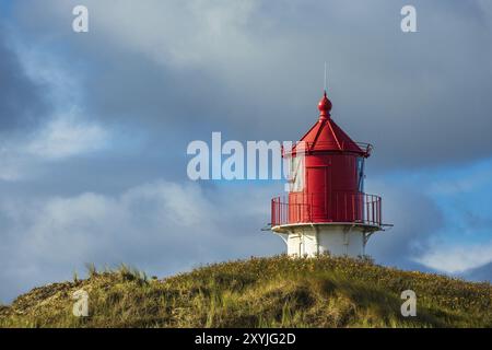 Leuchtturm in Norddorf auf der Insel Amrum Stockfoto