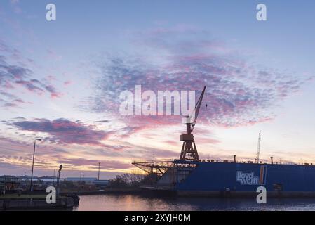 Lloyd Werft Dock III Stockfoto