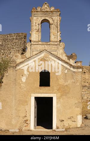 Juromenha wunderschöne Burgruine in Alentejo, Portugal, Europa Stockfoto