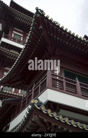 Buddha Tooth Relic Temple, Chinatown, Singapur, Asien Stockfoto