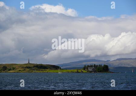 Blick über den Sound of Kerrara von Oban Stockfoto