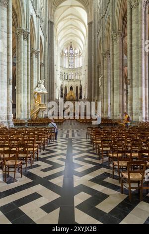 Kathedrale von Amiens, Amiens, Hauts-de-France, Frankreich Stockfoto