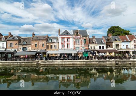 Saint-Leu-Viertel und Fluss Somme, Amiens, Somme, Picardie, Frankreich Stockfoto