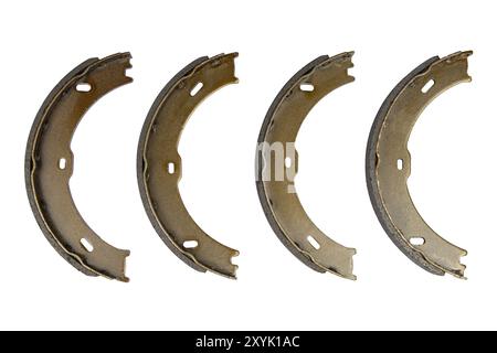 Neue Bremsbeläge für Scheibenbremsen. Bremsbacken Stockfoto
