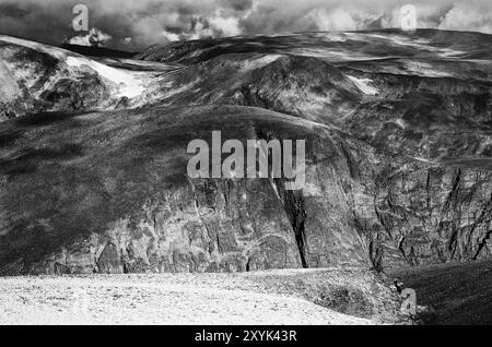 Blick vom Berg Storstyggesvanatinden über den Nationalpark Dovrefjell-Sunndalsfjella, Oppland Fylke, Norwegen, September 2011, Europa Stockfoto