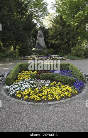 Fallersleben-Denkmal in Hoexter Stockfoto