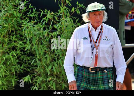 Monza, Italien. 30. August 2024. Jackie Stewart (GBR). 30.08.2024. Formel-1-Weltmeisterschaft, Rd 16, Grand Prix Von Italien, Monza, Italien, Übungstag. Das Foto sollte lauten: XPB/Alamy Live News. Stockfoto