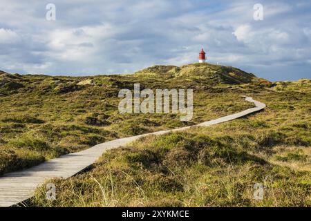 Leuchtturm in Norddorf auf der Insel Amrum Stockfoto