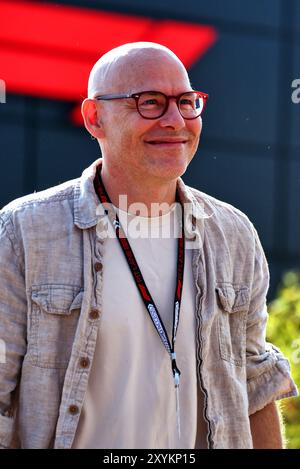 Monza, Italien. 30. August 2024. Jacques Villeneuve (CDN). Formel-1-Weltmeisterschaft, Rd 16, großer Preis Italiens, Freitag, 30. August 2024. Monza Italien. Quelle: James Moy/Alamy Live News Stockfoto