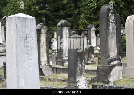 Der alte jüdische Friedhof Stockfoto