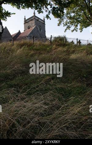 St Arilda's Church, Olbury on Severn, Gloucestershire, England Stockfoto