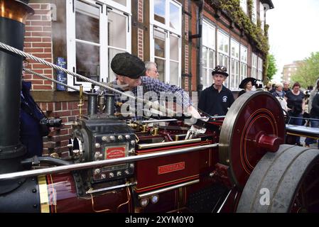 Europa, Deutschland, Niedersachsen, Metropolregion Hamburg, Hansestadt Buxtehude, Steampunk Festival, Steampunk-Elemente sind Dampf- und Zahn-Elemente Stockfoto