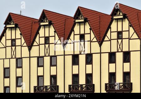 Fischerdorf, Ethnografie, Handels- und Handwerkszentrum. Kaliningrad (vor 1946 Königsberg), Russland, Europa Stockfoto