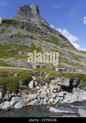 Trollstigen in Norwegen Stockfoto