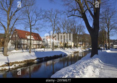 Großschoenau im Dreieck. Vizeklotte, County goerlitz Stockfoto