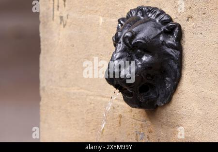 Brunnen in Saarlouis Stockfoto