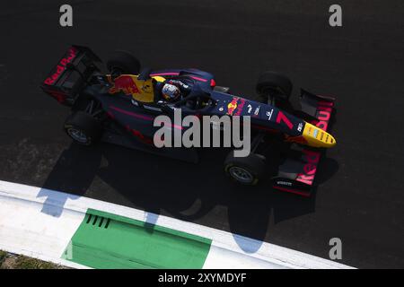 07 TRAMNITZ Tim (ger), MP Motorsport, Dallara F3 2019, Action während der Formel 1 Pirelli Gran Premio dâItalia 2024, Grand Prix 2024 von Italien, 16. Runde der Formel-1-Weltmeisterschaft 2024 vom 30. August bis 1. September 2024 auf dem Autodromo Nazionale Monza, in Monza, Italien Credit: Independent Photo Agency/Alamy Live News Stockfoto