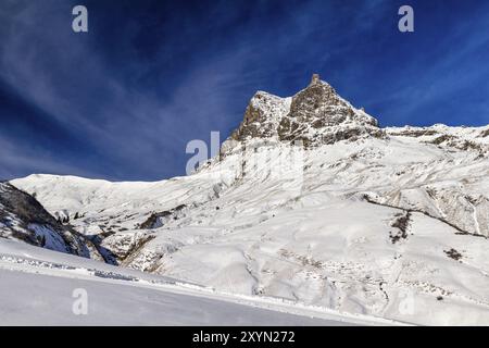 Großer Widderstein im Winter Stockfoto