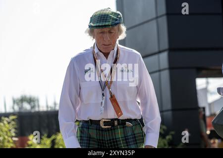 Sir Jackie Stewart während der Formel 1 - Pirelli Gran Premio d'Italia 2024 - Fahrer und Paddock, Formel 1-Meisterschaft in Monza, Italien, 29. August 2024 Stockfoto