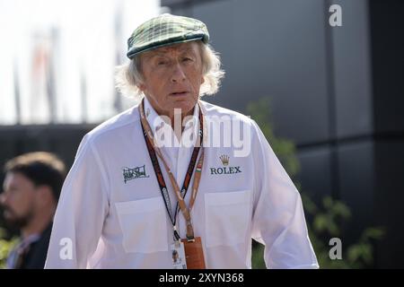 Sir Jackie Stewart während der Formel 1 - Pirelli Gran Premio d'Italia 2024 - Fahrer und Paddock, Formel 1-Meisterschaft in Monza, Italien, 29. August 2024 Stockfoto