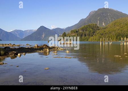 Knight Inlet Stockfoto