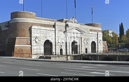 Porta Nuova aus dem 16. Jahrhundert Stockfoto