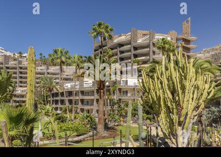 Hotelkomplex in Anfi del Mar, Arguineguin, Gran Canaria, Kanarischen Inseln, Spanien, Anfi del Mar, Playa de la Verga, Gran Canaria, Kanarische Inseln, Spanien, Stockfoto