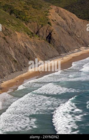 Surferstrand Surfer Beach Stockfoto