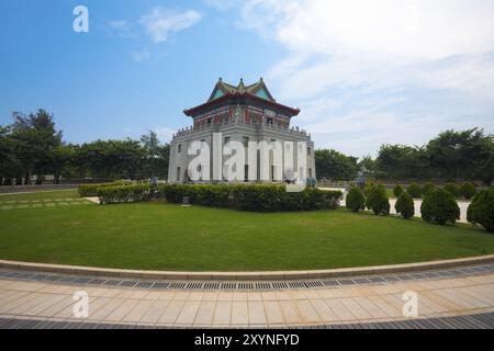 Der Juguang Tower ist das Symbol der Insel Kinmen, einem strategischen Territorium Taiwans. Horizontal Stockfoto