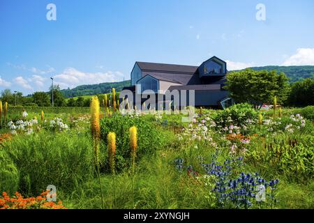 Blick auf das Vitra Haus, Vitra Campus, weil am Rhein, Baden-Württemberg, Deutschland, Europa Stockfoto