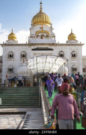 Gurdwara Bangla Sahib Tempel in Delhi, Indien, Asien Stockfoto