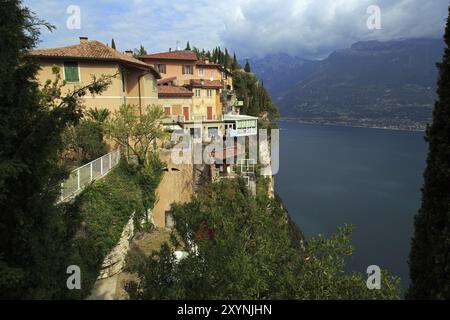 Pieve Tremosine Stockfoto