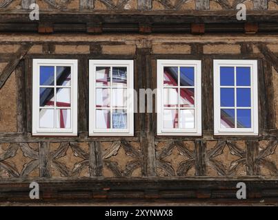 Fachwerkhaus in Schmalkalden Stockfoto