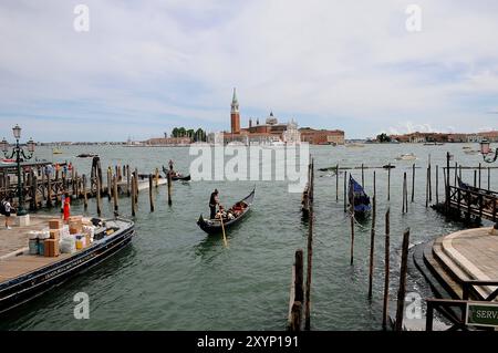 Venedig/Itlay/29. Mai 2024/.tägliches und geschäftliches Leben in Venedig Stadt italien Stockfoto