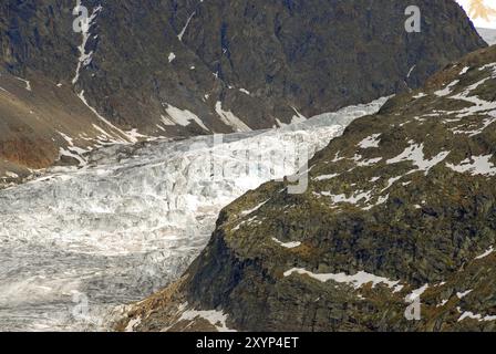 Gepatschgletscher in Tirol in Osterreich Stockfoto