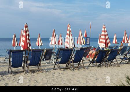 Das Dorf von Noli an der ligurischen Riviera Beach resort Stockfoto