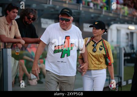 Duncan Niederauer (Präsident von Venezia) während des Spiels Venezia FC gegen Torino FC, italienische Fußball Serie A in Venedig, Italien, August 30 2024 Credit: Independent Photo Agency Srl/Alamy Live News Stockfoto