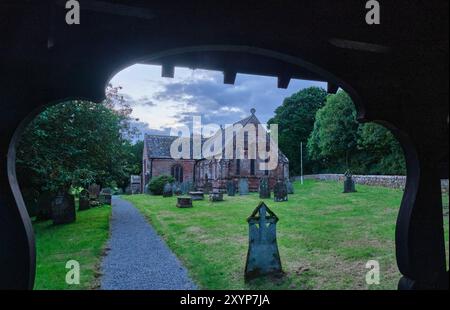 St. Columba's Church, Warcop, Cumbria Stockfoto