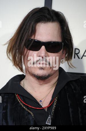 Johnny Depp bei den 58. GRAMMY Awards am 15. Februar 2016 im Staples Center in Los Angeles, USA Stockfoto