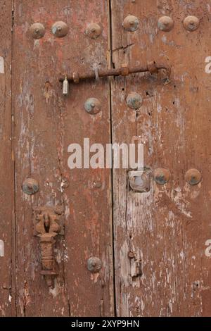 Tür in Vejer de la Frontera/Spanien Stockfoto