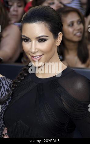 Kim Kardashian bei der Premiere von „The Twilight Saga: Eclipse“ in Los Angeles am 24. Juni 2010 im Nokia Theatre L.A. Live in Los Angeles. Gutschrift Stockfoto